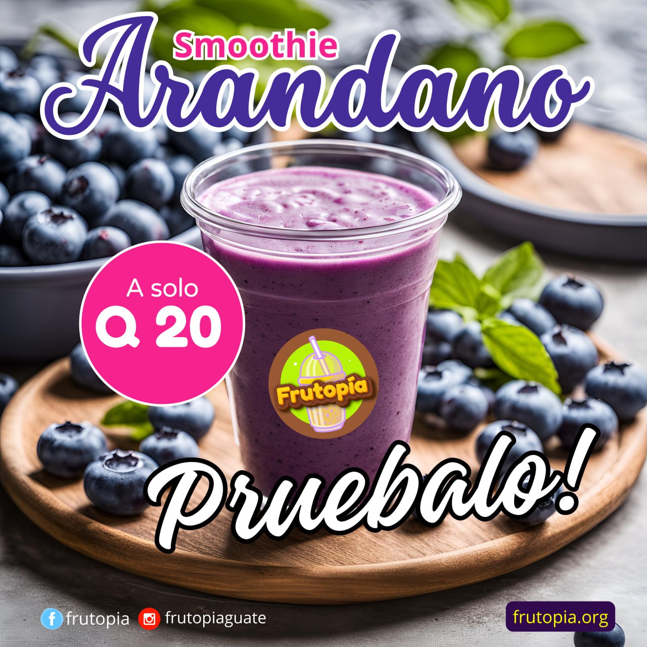 SMOOTHIE ARÁNDANO